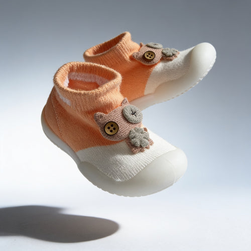 Chaussures bebe semelle caoutchouc AL0025 - vue produit - Candy Bebe