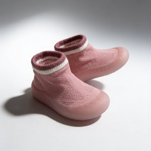 Chaussures bebe semelle caoutchouc AL0034 - vue produit - Candy Bebe