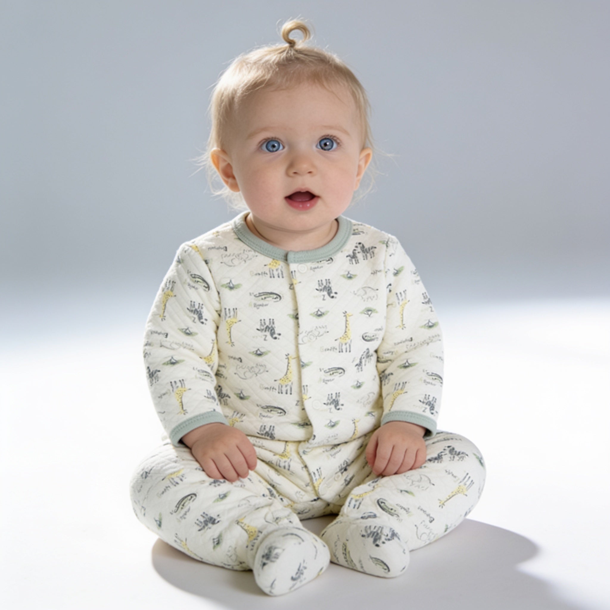 Combinaison matelassee - porte par un enfant - Candy Bebe
