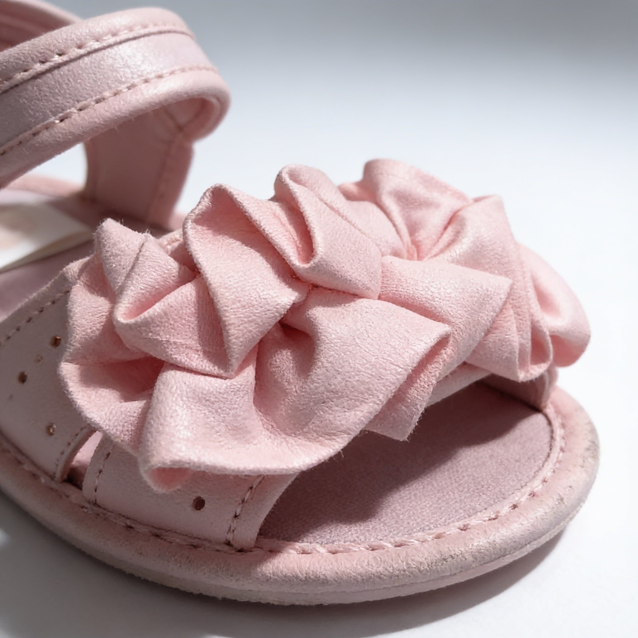 Chaussures premiers pas CG110 - detail de la matiere - Candy Bebe