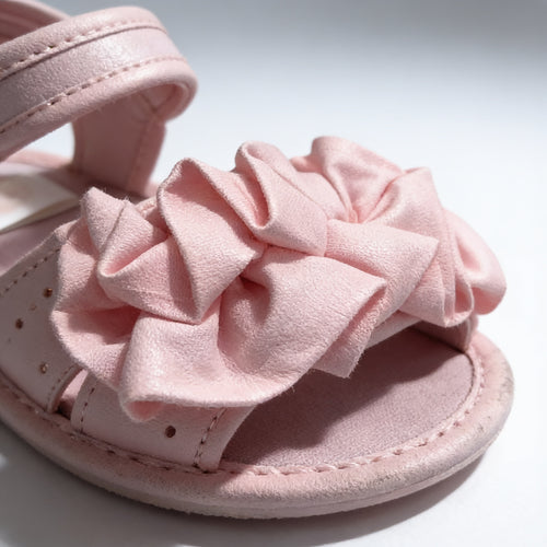 Chaussures premiers pas CG110 - detail de la matiere - Candy Bebe
