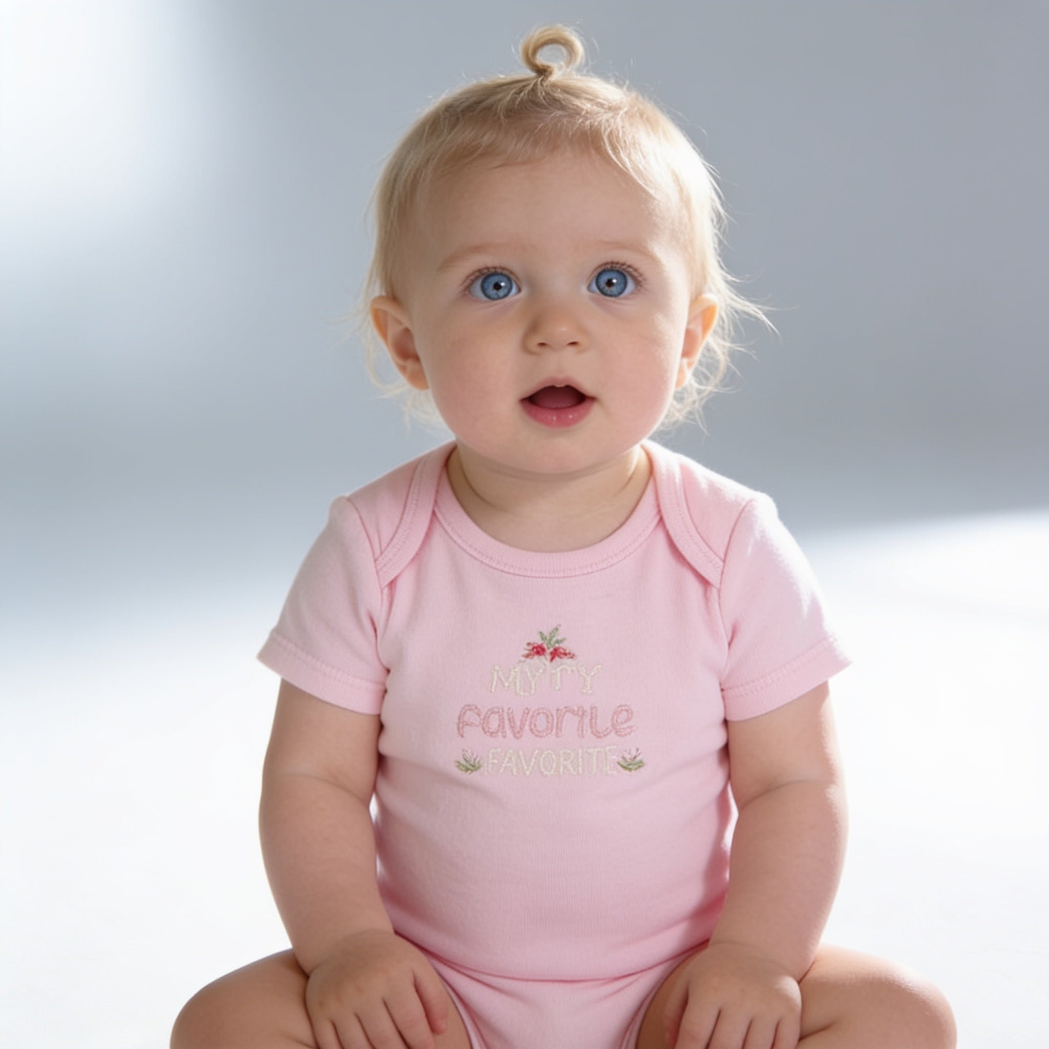 Coffret naissance 5 pieces - porte par un enfant - Candy Bebe