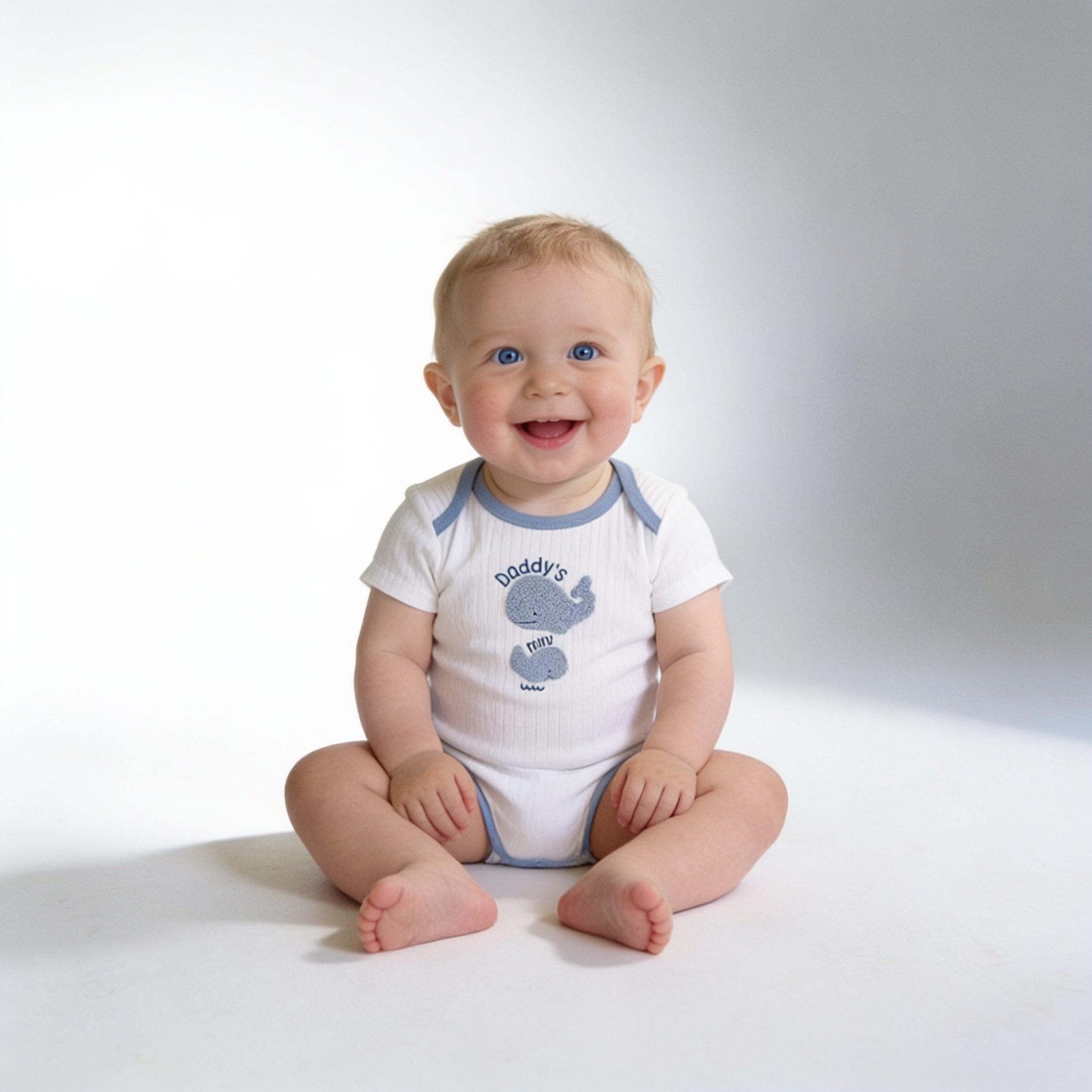 Ensemble 3 pieces body short et chapeau - porte par un enfant - Candy Bebe