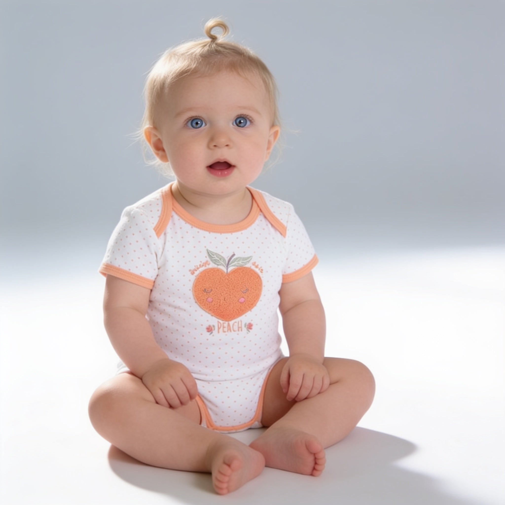 Ensemble 3 pieces body short et chaussettes - porte par un enfant - Candy Bebe