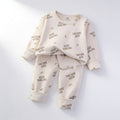 Pyjama enfant - beige Keep Smiling - vue produit - Candy Bebe