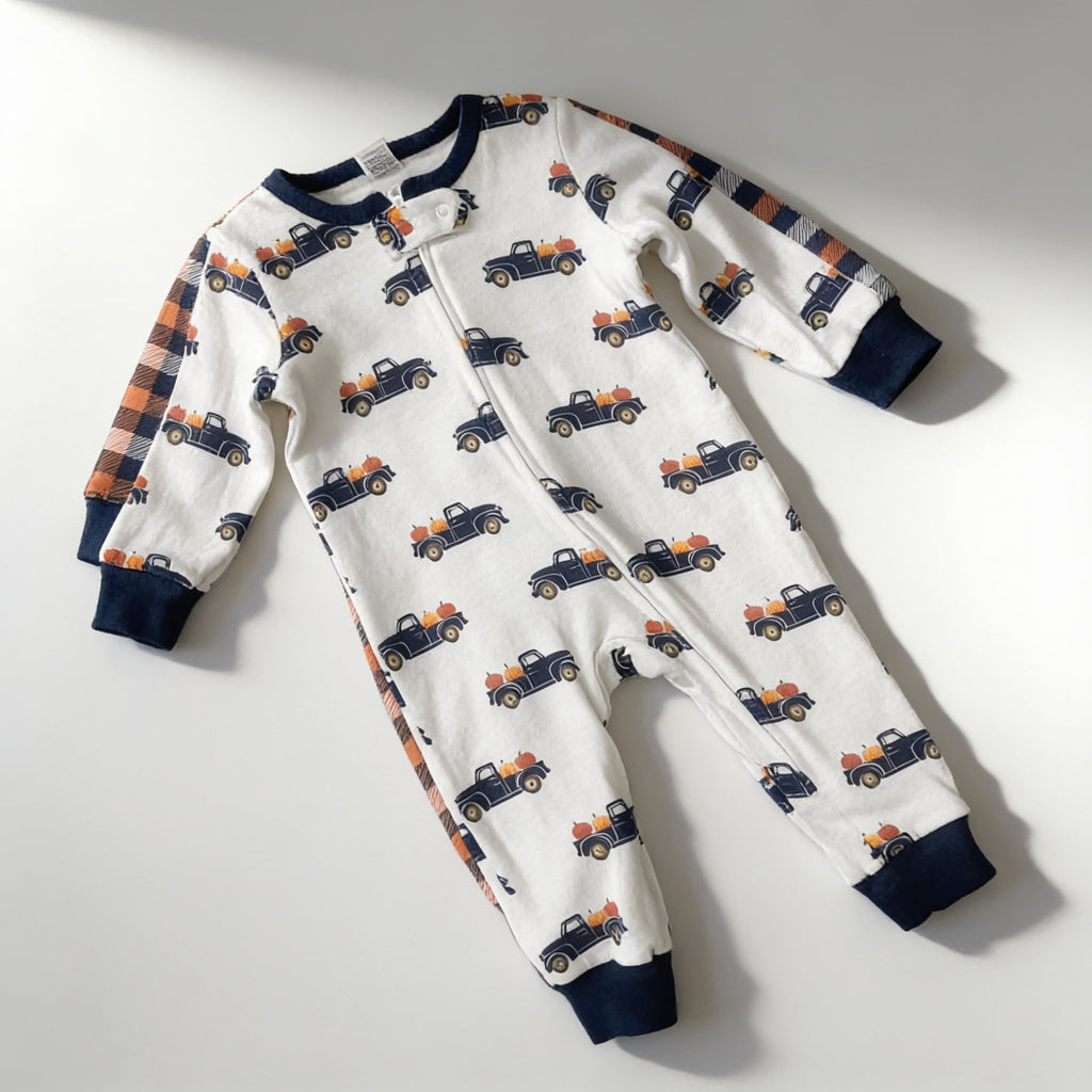Combinaison imprime voitures - vue produit - Candy Bebe