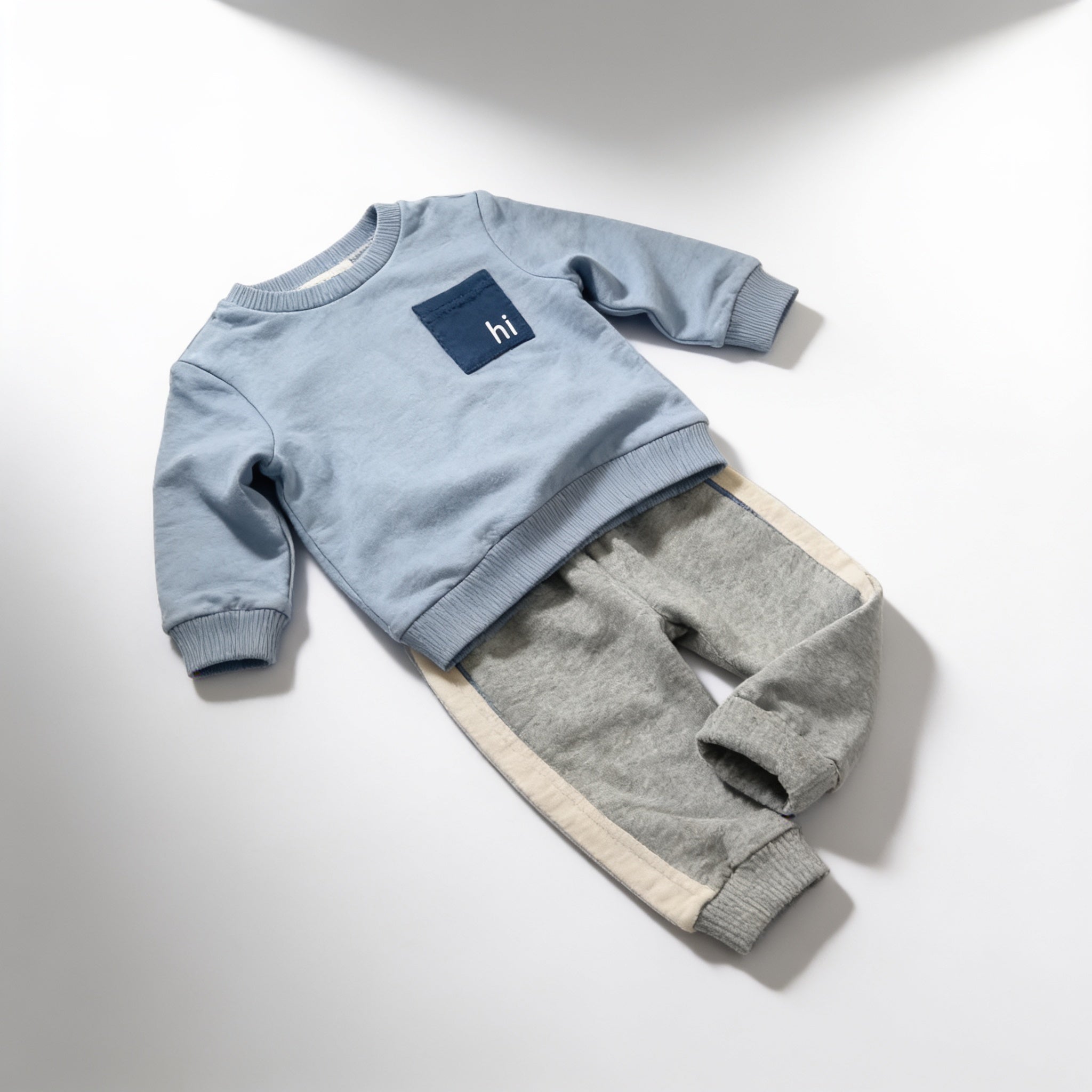 Ensemble sweat bebe 2 pieces - vue produit - Candy Bebe