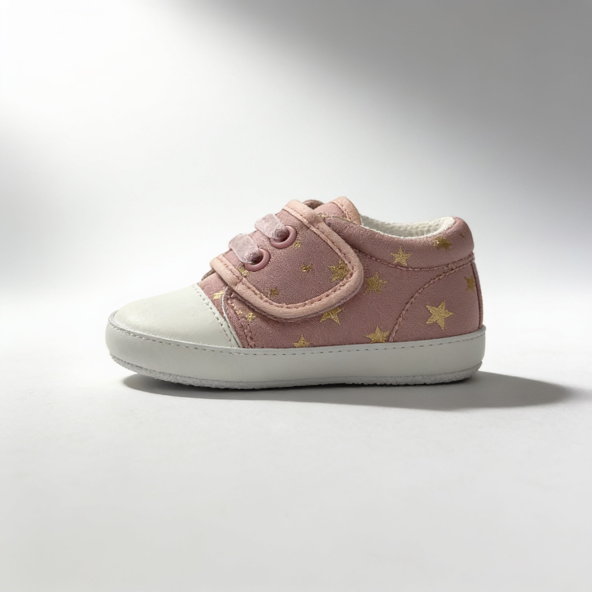 Chaussures premiers pas WL0027 - vue de profil - Candy Bebe